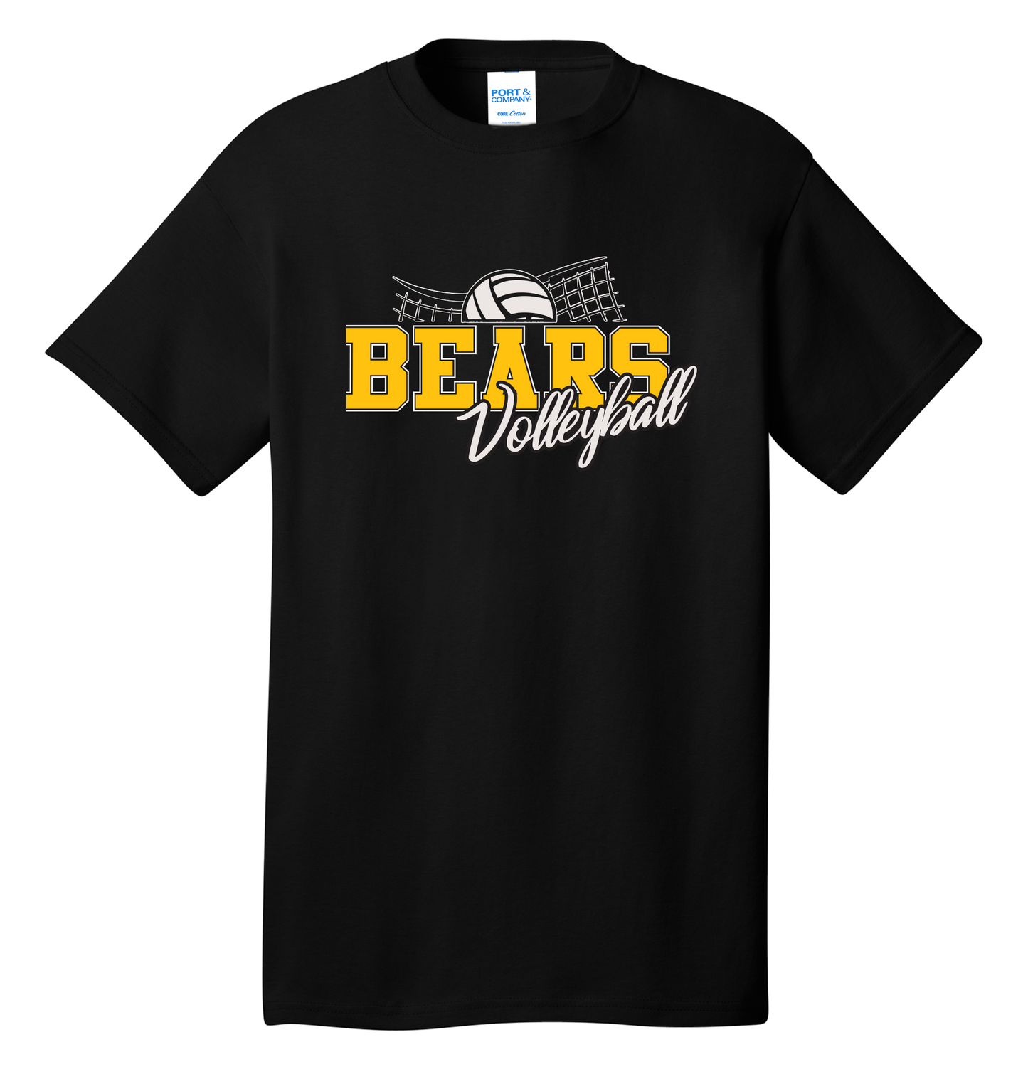 Bears Volleyball Design 47 Cotton