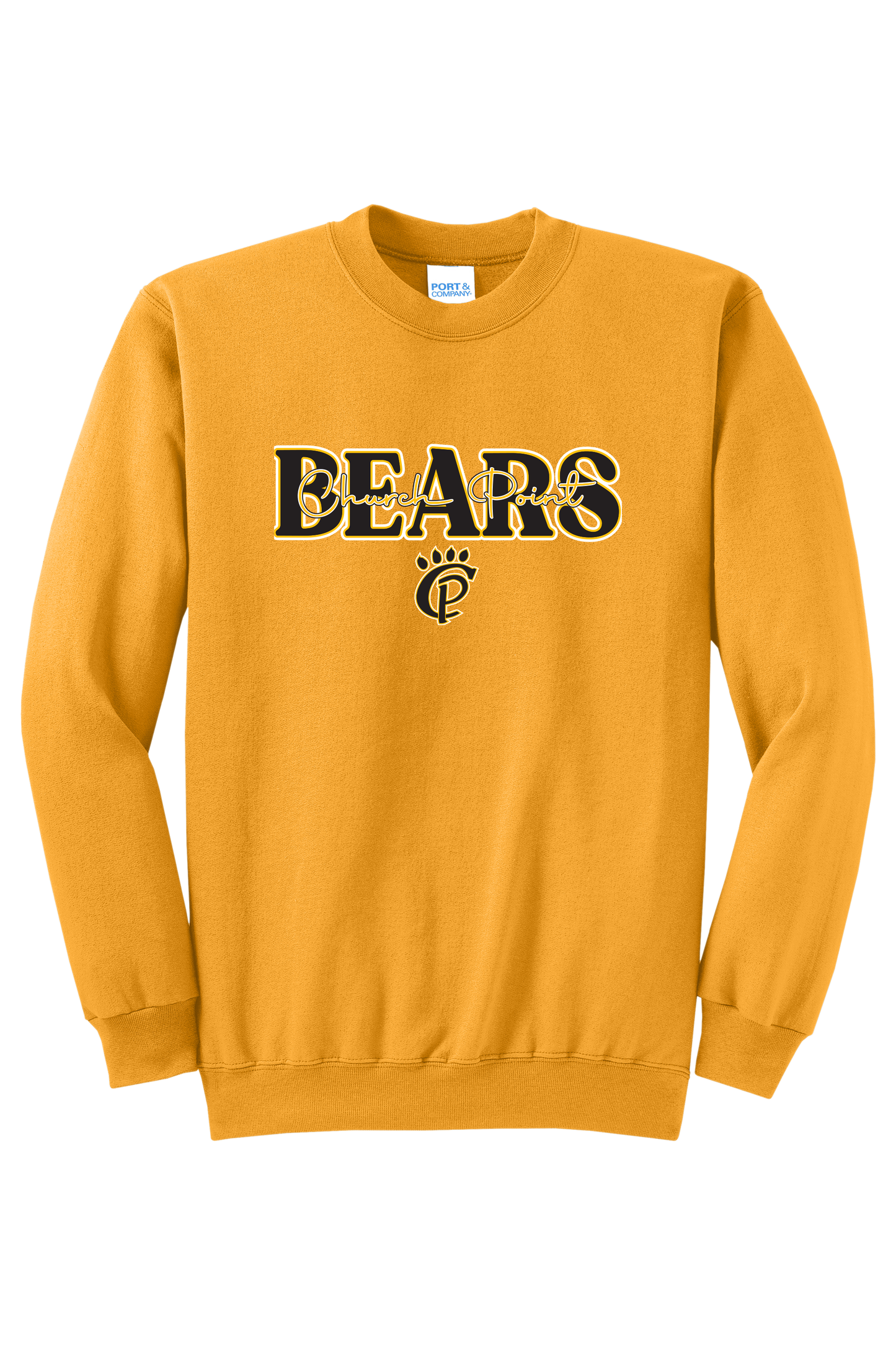 CP Bears Design 40 Sweatshirt Gold