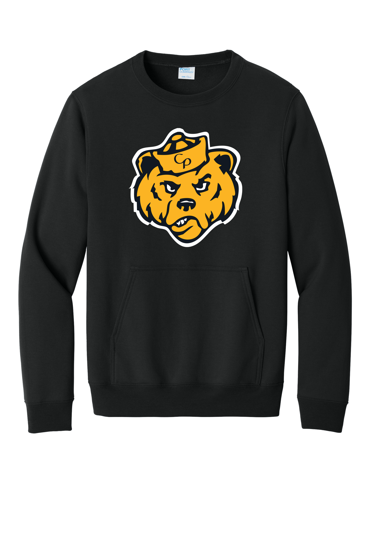 Old School Bear Crew Sweatshirt with Pocket