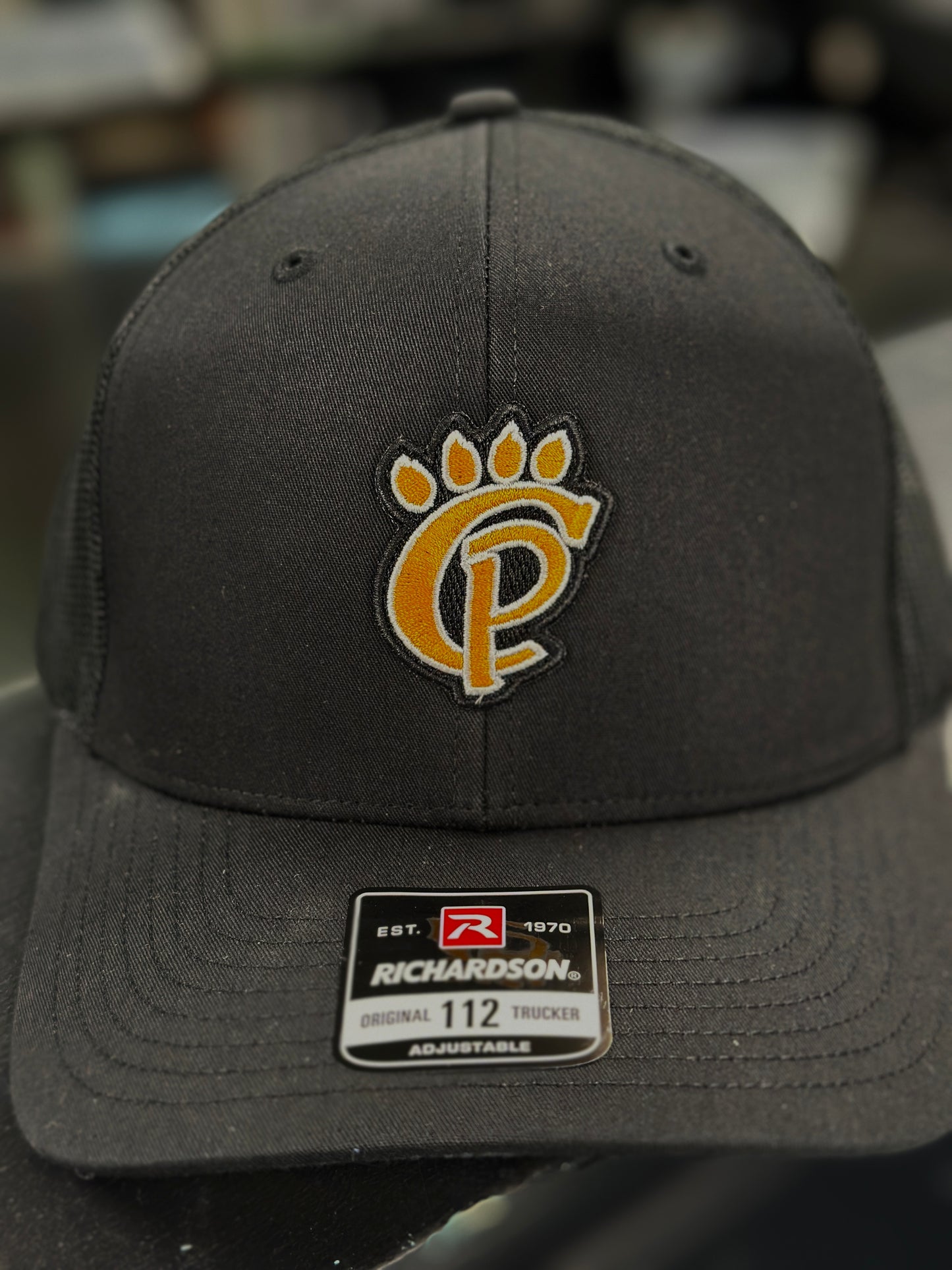 Richardson 112 Cap Black/Black