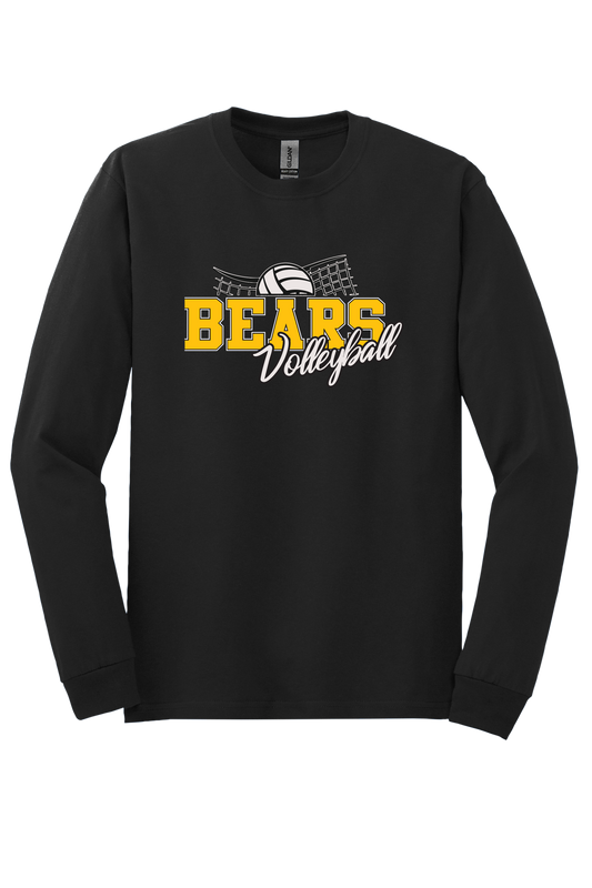 Bears Volleyball Design 47 Cotton Long Sleeve