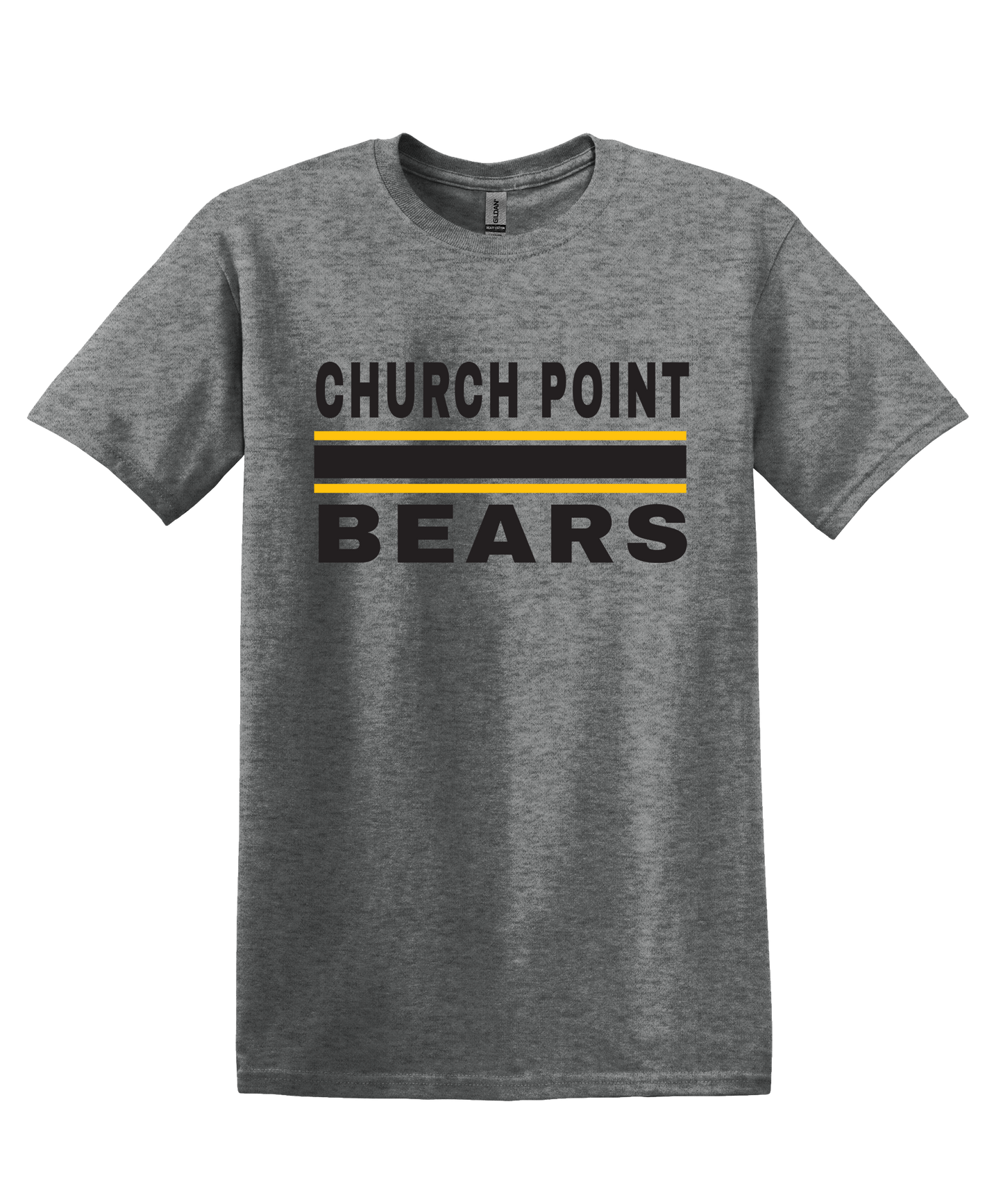 CP Bears Grey Cotton Tee Design 33