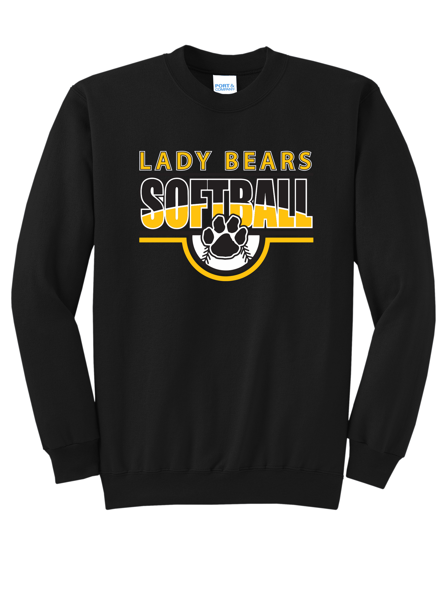 Bears Softball 2 Crew Sweatshirt