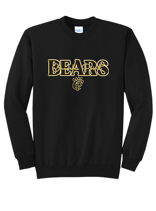 CP Bears Design 40 Sweatshirt Black