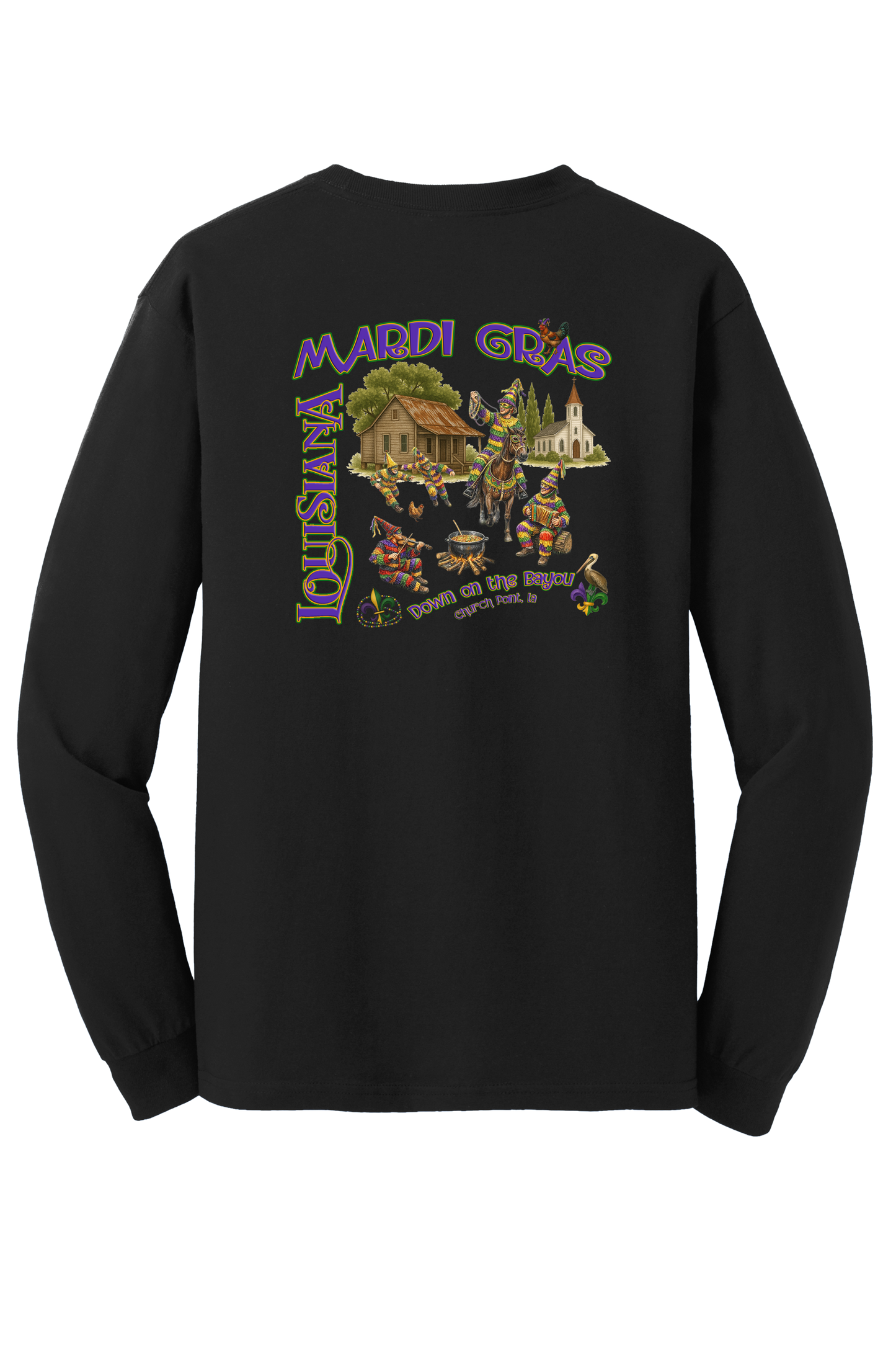 Mardi gras 2026 Black LS