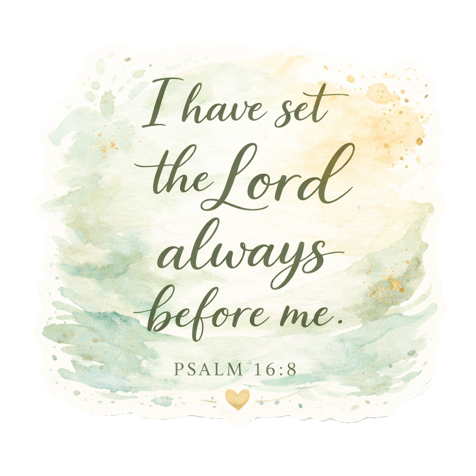 Bible Verse Sticker Pack 4 (Watercolor)