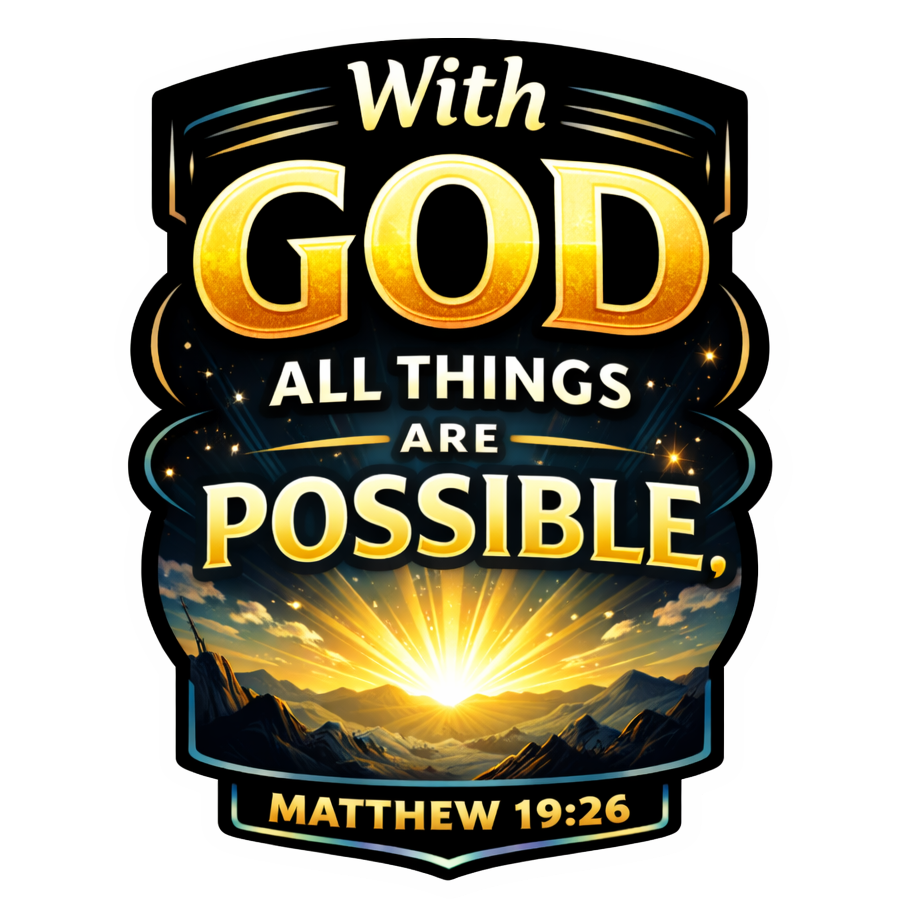 Christian Sticker Pack – Bible Verse Stickers (8 Different Stickers)