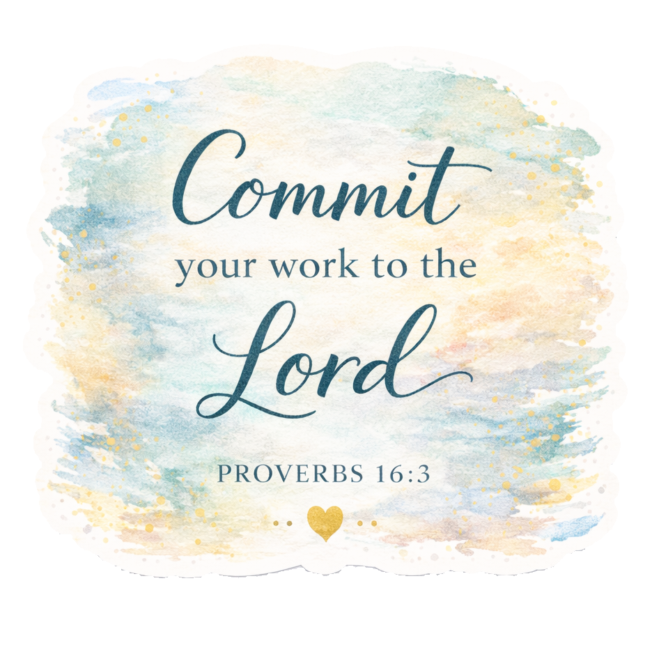 Bible Verse Sticker Pack 4 (Watercolor)