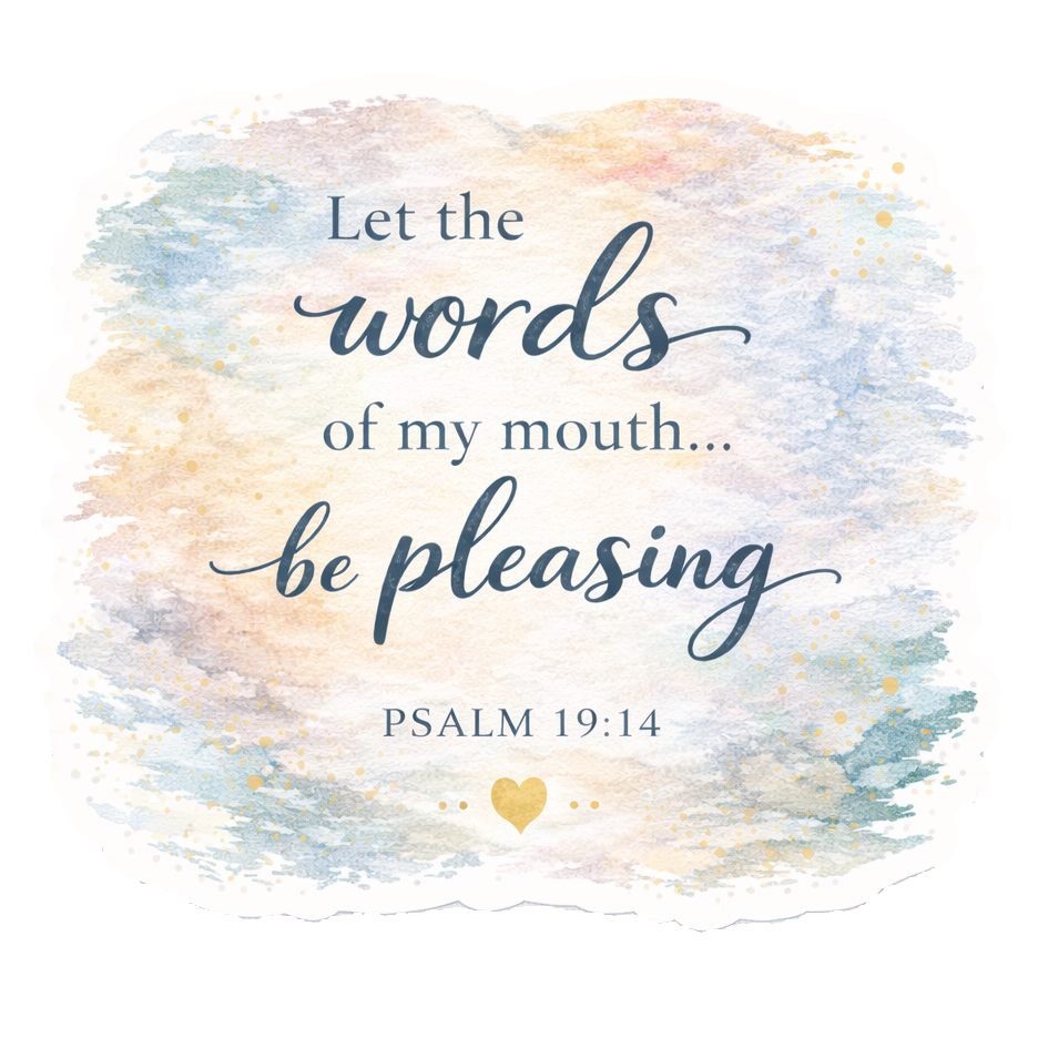 Bible Verse Sticker Pack 4 (Watercolor)