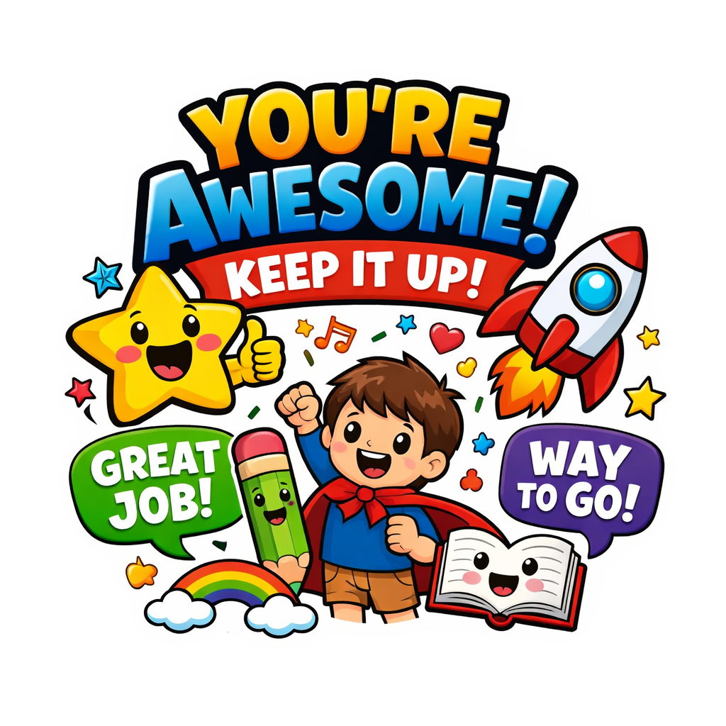 Motivational Reward StickersPack 1 |Teacher Student Incentive Pack