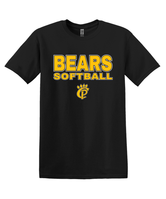 CPHS Bears Softball Cotton Tee