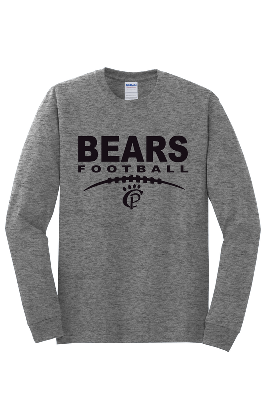 Bears Football Long Sleeve Grey