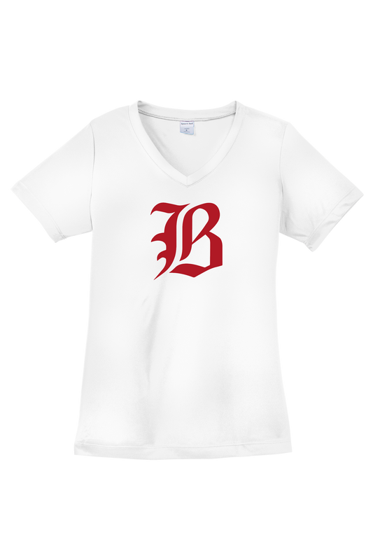 Ladies V-neck Dri Fit Tee