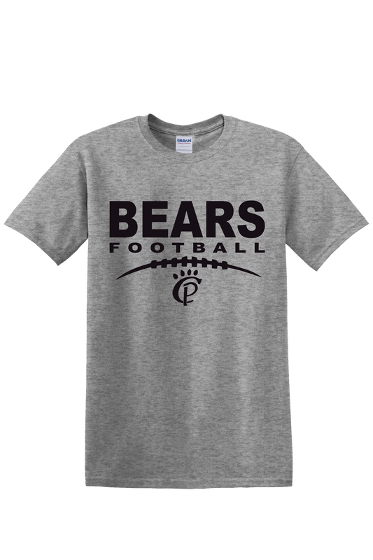 Bears Football Short Sleeve Grey